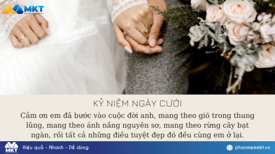 501+ status kỷ niệm ngày cưới hay, ý nghĩa và lãng mạn