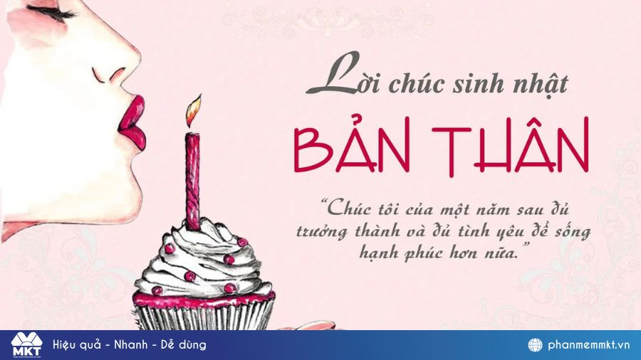 STT tự chúc sinh nhật mình