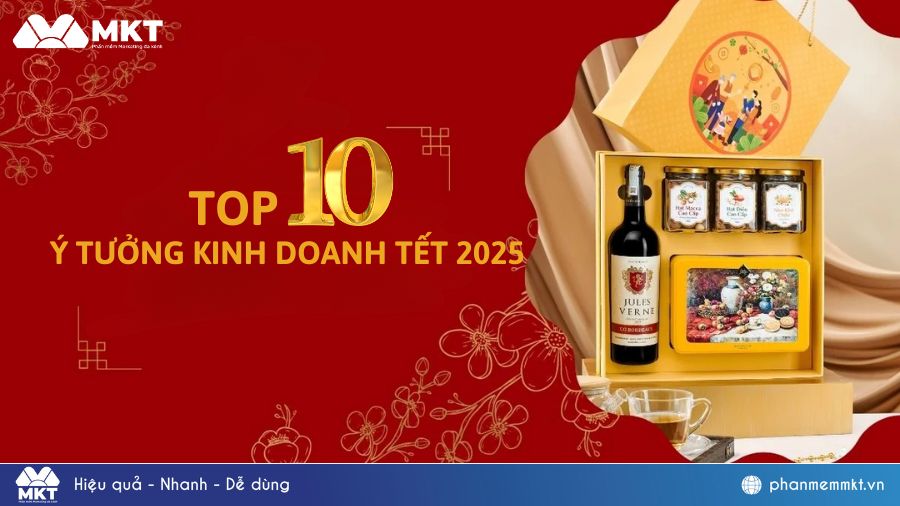 Top 10 ý tưởng kinh doanh Tết 2025 hái ra tiền