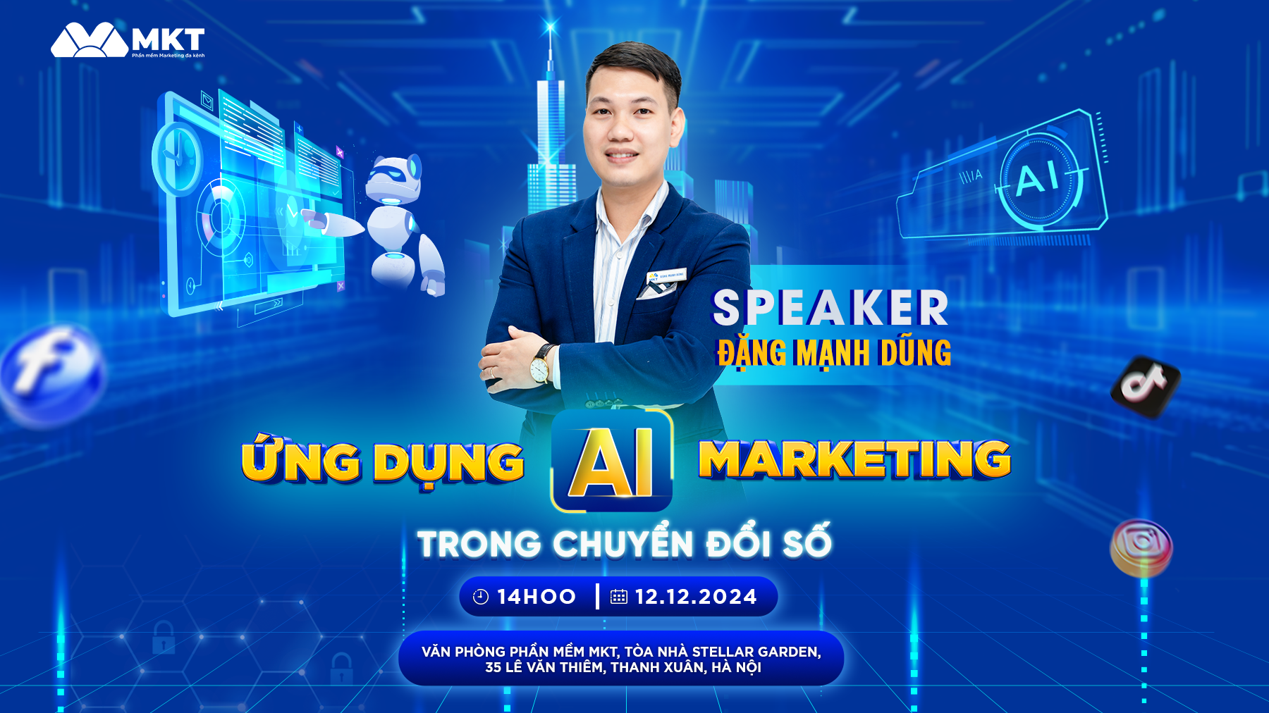 Phần mềm MKT bật mí bí quyết "Ứng dụng AI Marketing trong chuyển đổi số" thành công