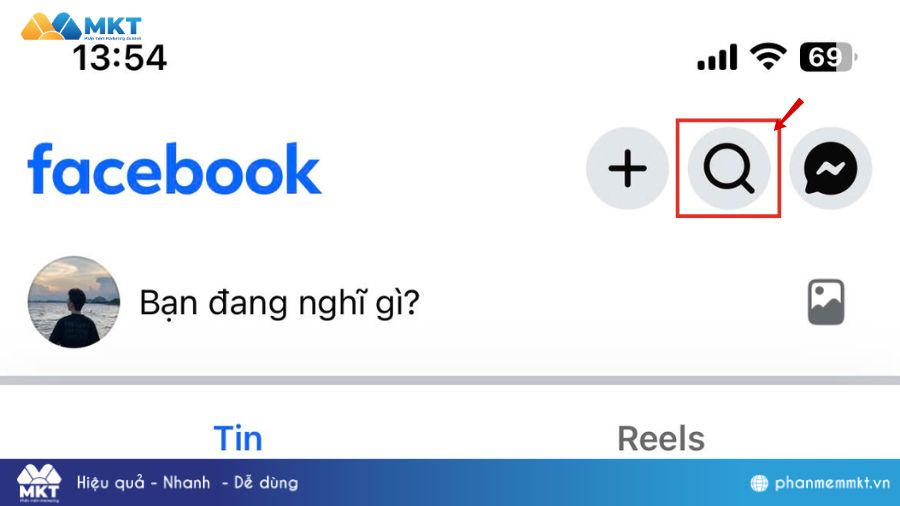 Cách xem lại livestream của người khác trên Facebook bằng thanh tìm kiếm