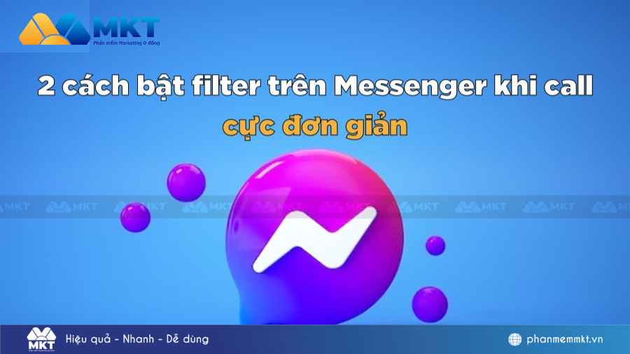 Cách bật filter trên Messenger khi call