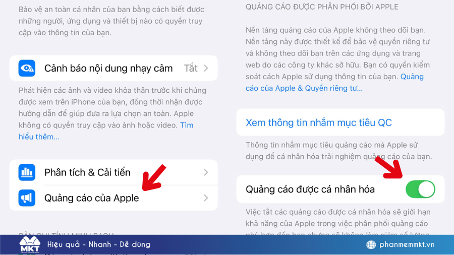 Cách chặn quảng cáo tự bật lên trên điện thoại Iphone 