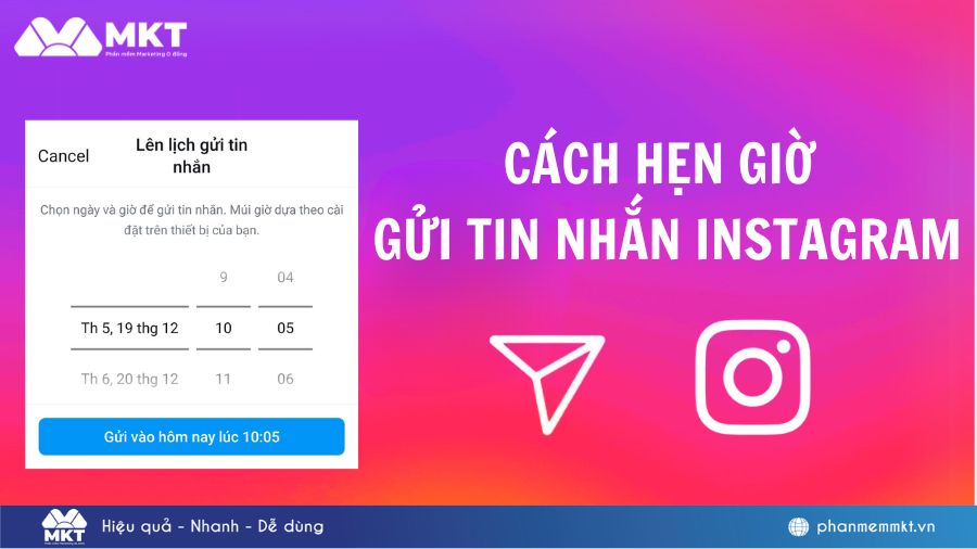 Cách lên lịch gửi tin nhắn Instagram cực đơn giản