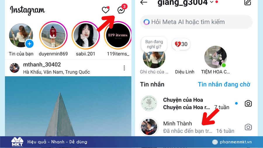 Cách hẹn giờ gửi tin nhắn Instagram