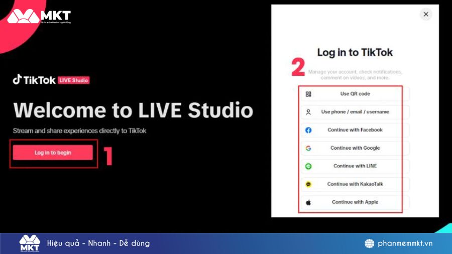 Cách livestream trên TikTok 