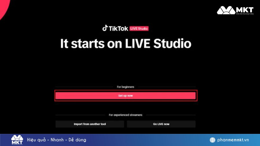 Cách livestream trên TikTok 