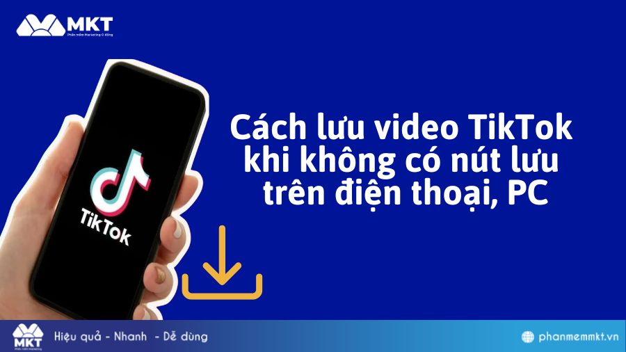Cách lưu video TikTok khi không có nút lưu