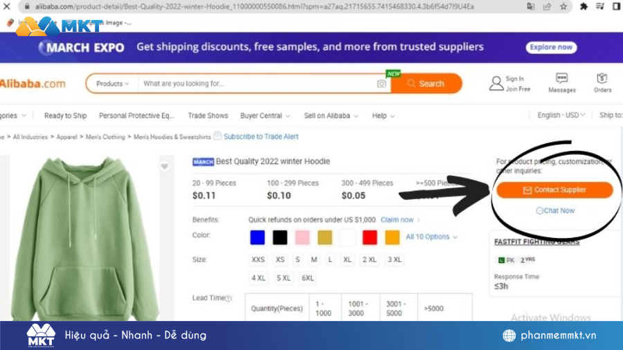 cách mua hàng trên alibaba
