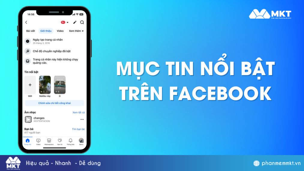 Mục đáng chú ý trên Facebook