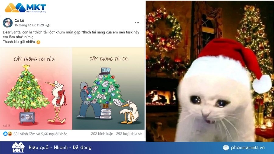 99+ mẫu content Giáng sinh 2025 siêu hấp dẫn cho mùa Noel 2 content giáng sinh