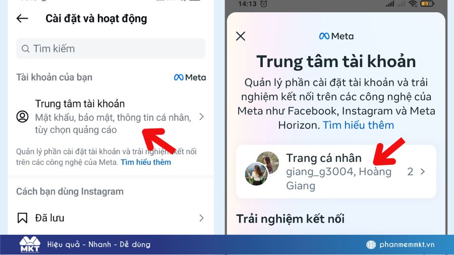 Cách đổi username trên Instagram không đồng bộ nhất Facebook