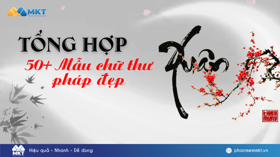 mẫu chữ thư pháp đẹp