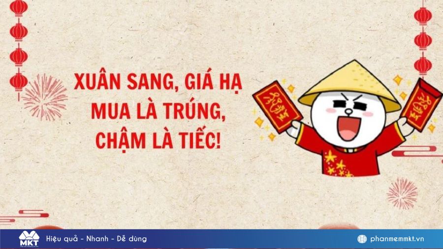 Slogan bán hàng Tết 