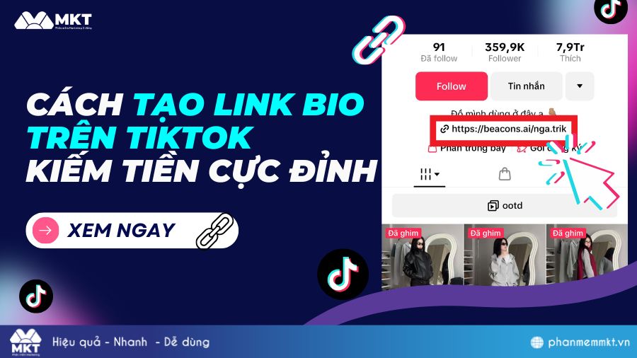 Hướng dẫn tạo link bio trên TikTok
