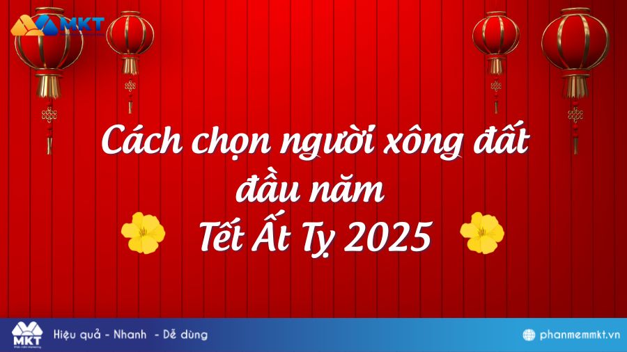 Cách chọn người xông đất đầu năm tết Ất Tỵ 2025