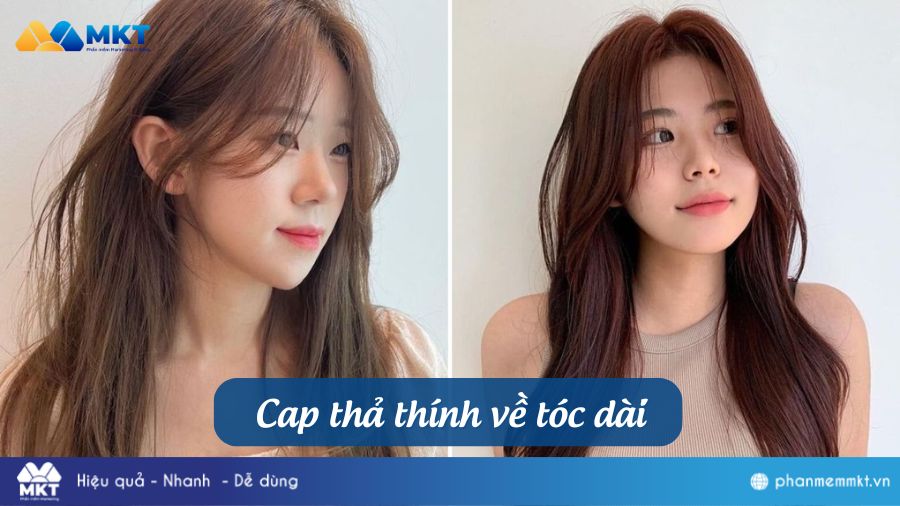 Cap thả thính về tóc dài