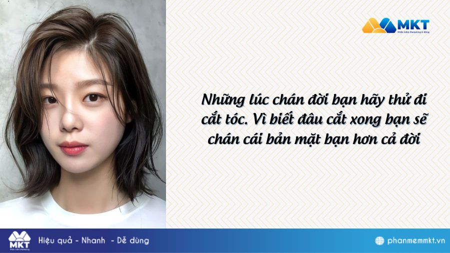 Stt về tóc hài hước, vui nhộn