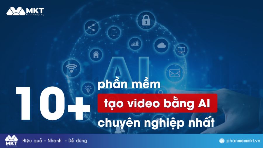 Top 10 phần mềm tạo video bằng AI miễn phí