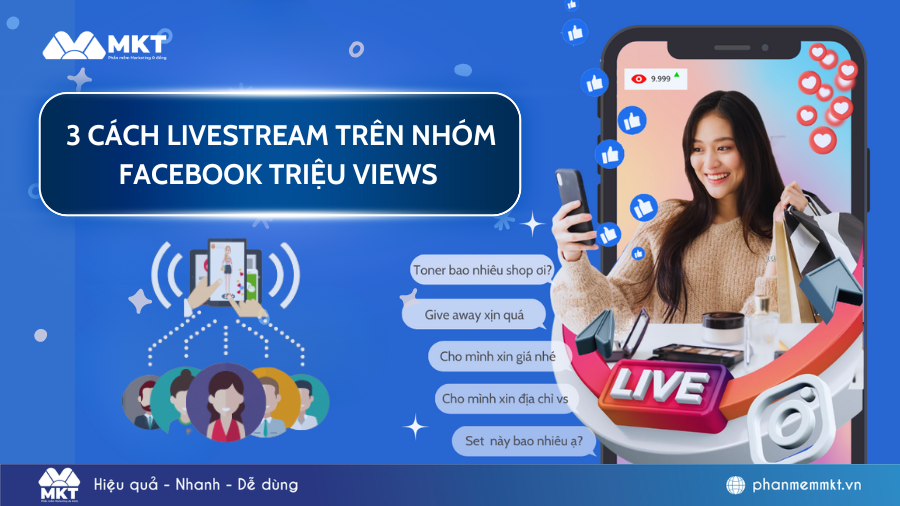 Cách livestream trên nhóm Facebook