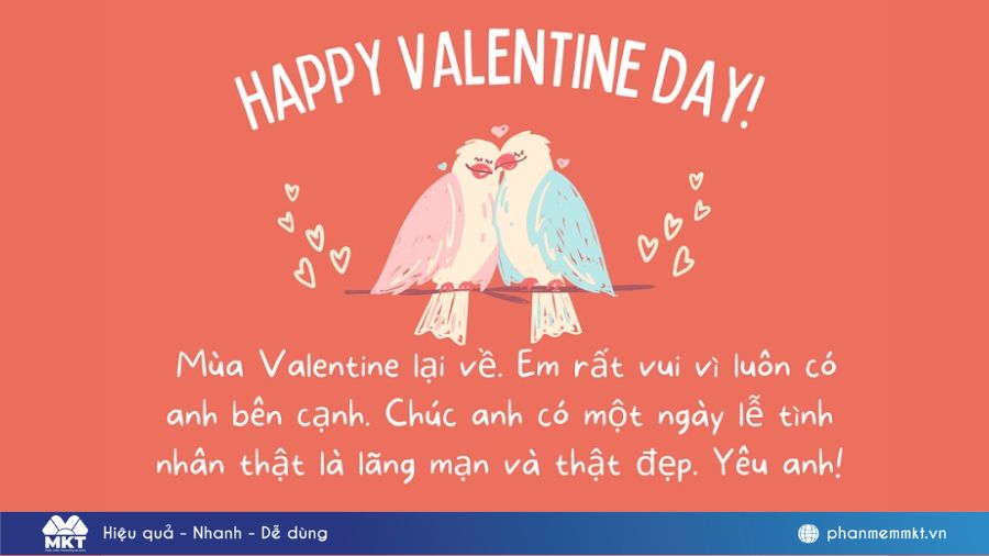 Lời chúc Valentine hay và ý nghĩa gửi tới người thương