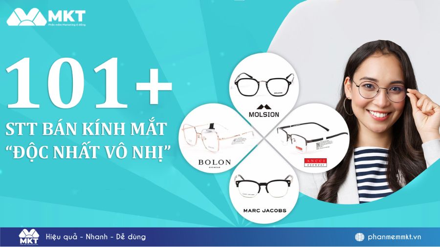 101+ STT bán kính mắt hay, độc đáo, thu hút khách hàng