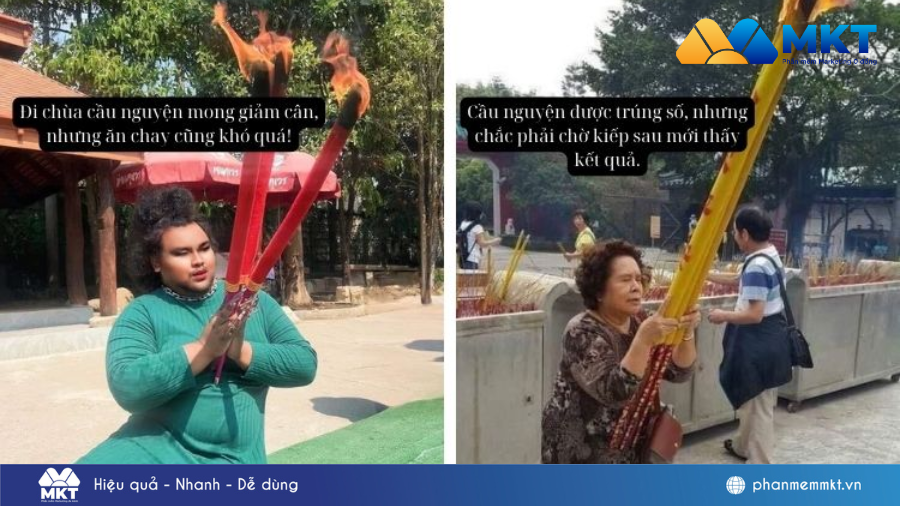 500+ Stt đi chùa hay, cầu bình an cho gia đình, tịnh tâm, hài hước,...