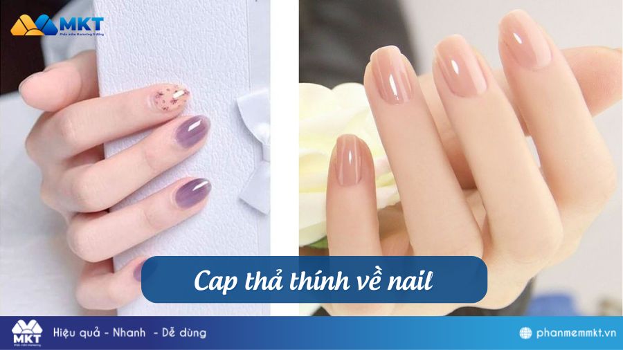 199 stt nail đẹp đăng ảnh khoe Facebook