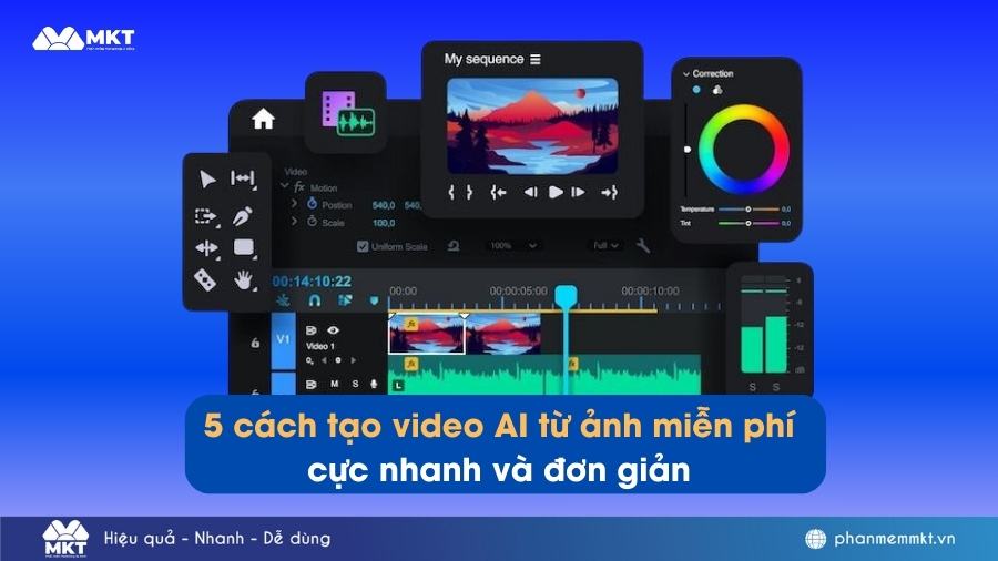 Hướng dẫn 5 cách tạo video AI từ ảnh đơn giản nhất