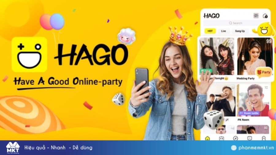 App chơi game kiếm tiền - Hago