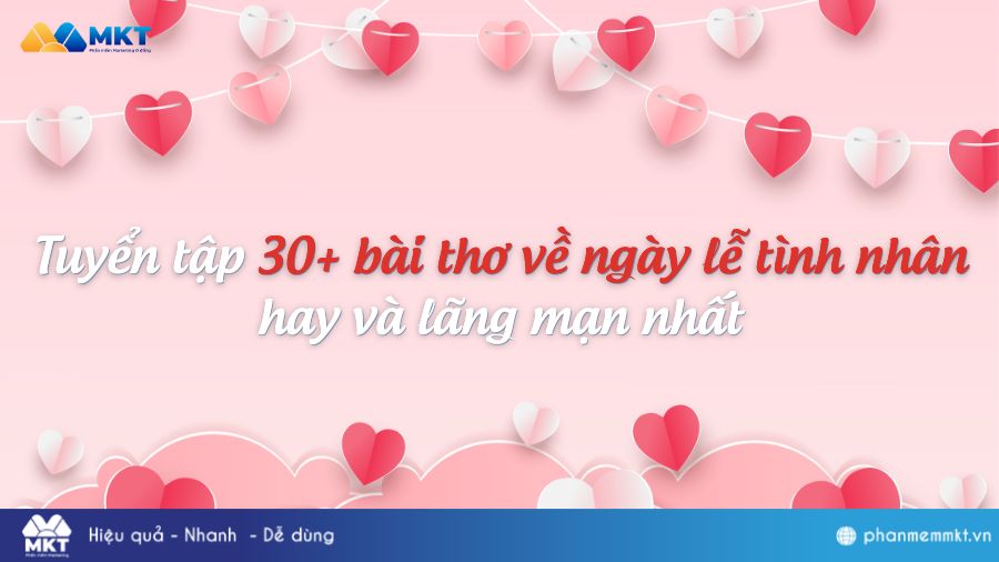 Bài thơ về ngày lễ tình nhân