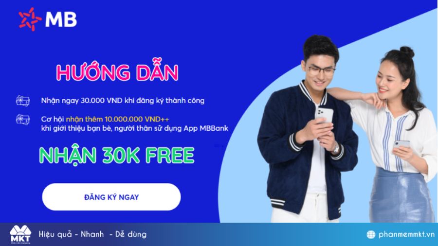 Kiếm tiền online bằng app ngân hàng MB Bank