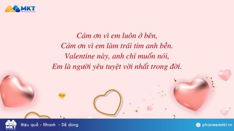 Thơ Valentine hay tặng người yêu