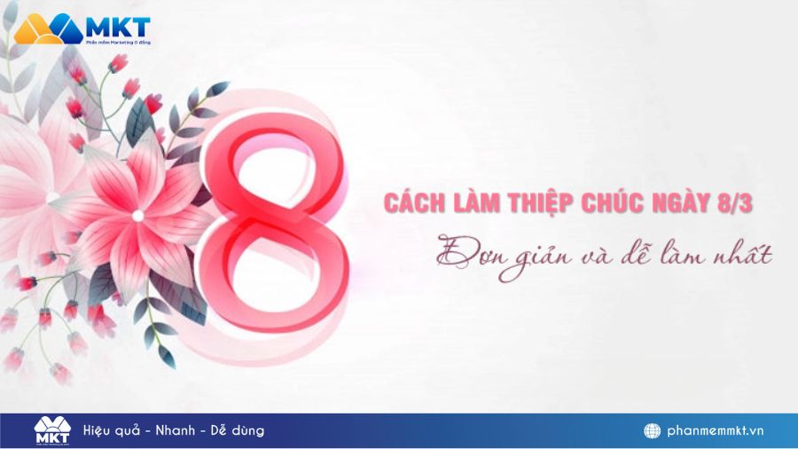 Cách làm thiệp 8/3 bằng giấy A4​ tặng mẹ cực đơn giản