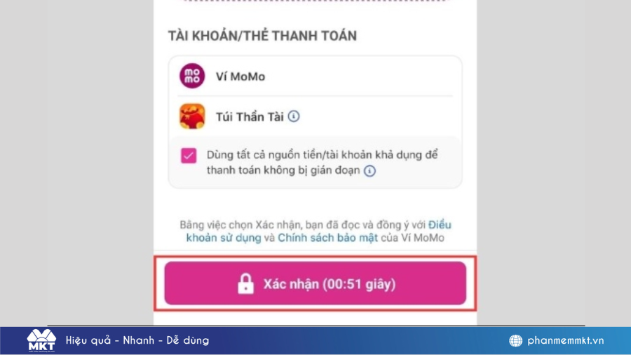 Cách nạp xu TikTok qua ví Momo