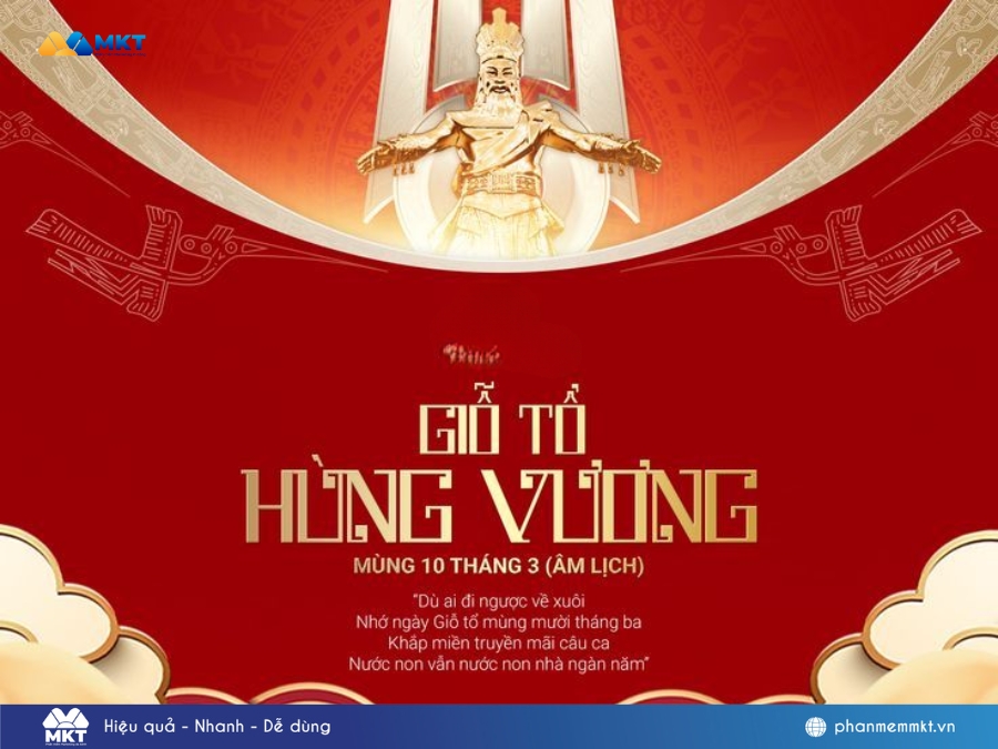 Mẫu thông báo nghỉ lễ Giỗ Tổ Hùng Vương cho học sinh, sinh viên