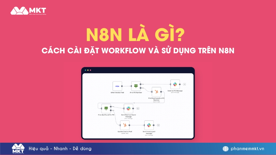 n8n là gì? Cách cài đặt workflow và sử dụng trên n8n đơn giản