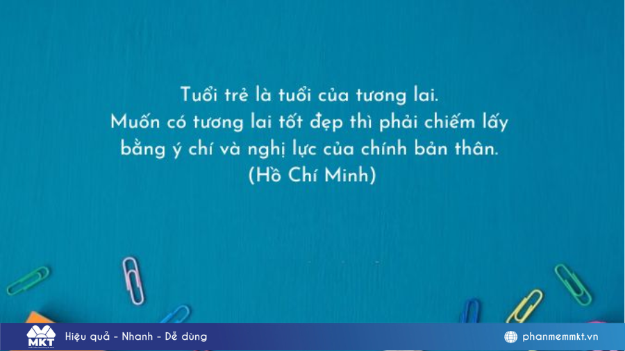 Tập hợp những câu nói về thanh niên Việt Nam cho ngày 26/3