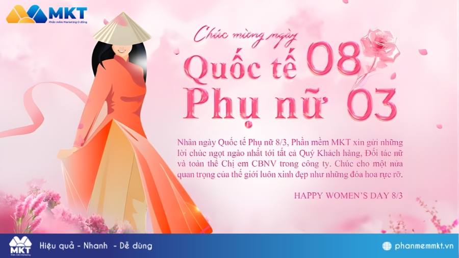 Những lời chúc 8/3 hay nhất cho khách hàng Những lời chúc 8/3 hay nhẩ