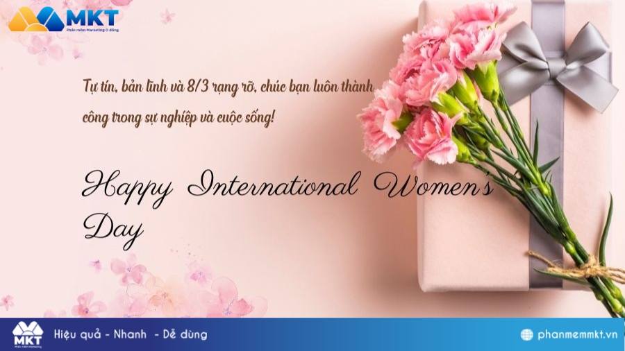 Slogan 8/3 ngắn gọn Những lời chúc 8/3 hay nhẩ