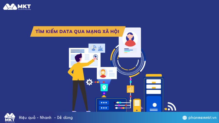 Tìm kiếm data qua mạng xã hội