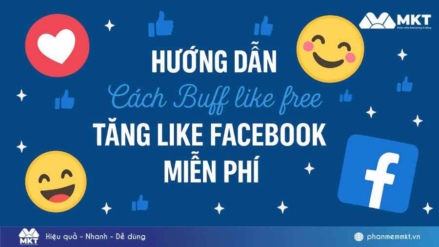 Cách Buff like FB free, tăng like Facebook miễn phí