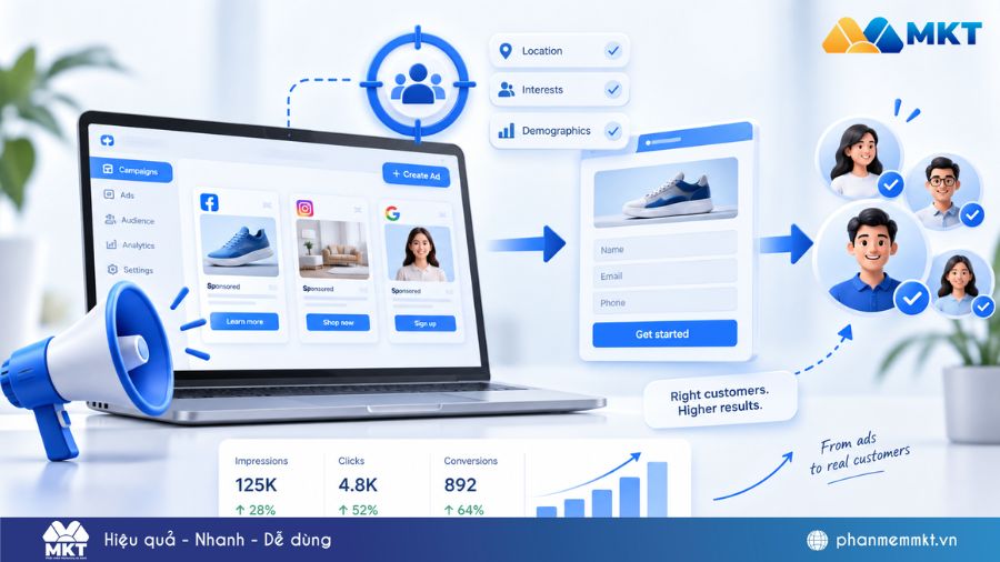Top 7+ cách tìm kiếm database khách hàng tiềm năng nhanh chóng 3 Tổng hợp database qua quảng cáo
