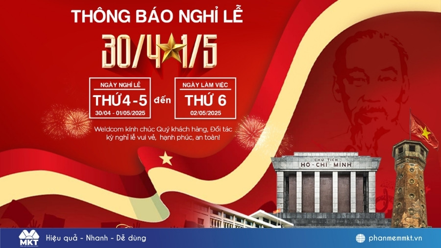 Banner nghỉ lễ 30-4 đẹp Banner nghỉ lễ 30-4 đẹp
