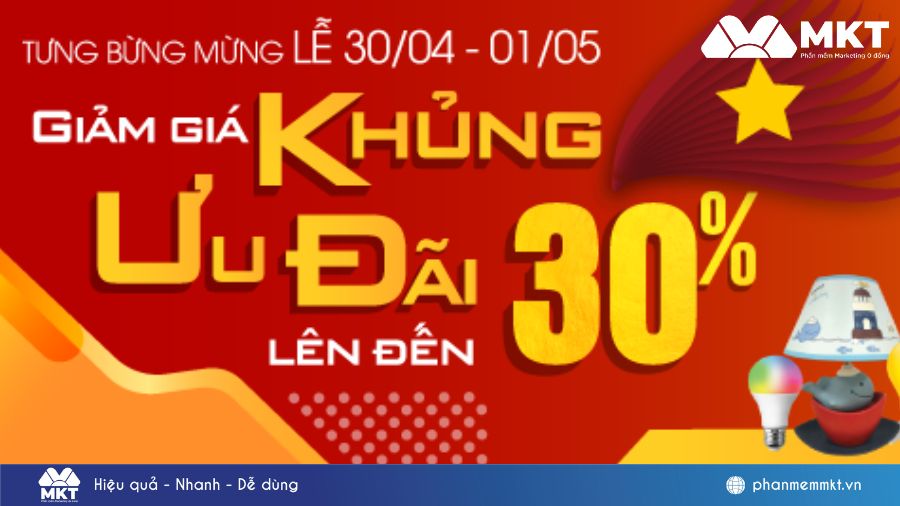 Ngày 30 tháng 4 là ngày gì? Ý nghĩa lịch sử ngày 30/4 của dân tộc 3 Tạo các chương trình ưu đãi, giảm giá 30/4 - 1/5