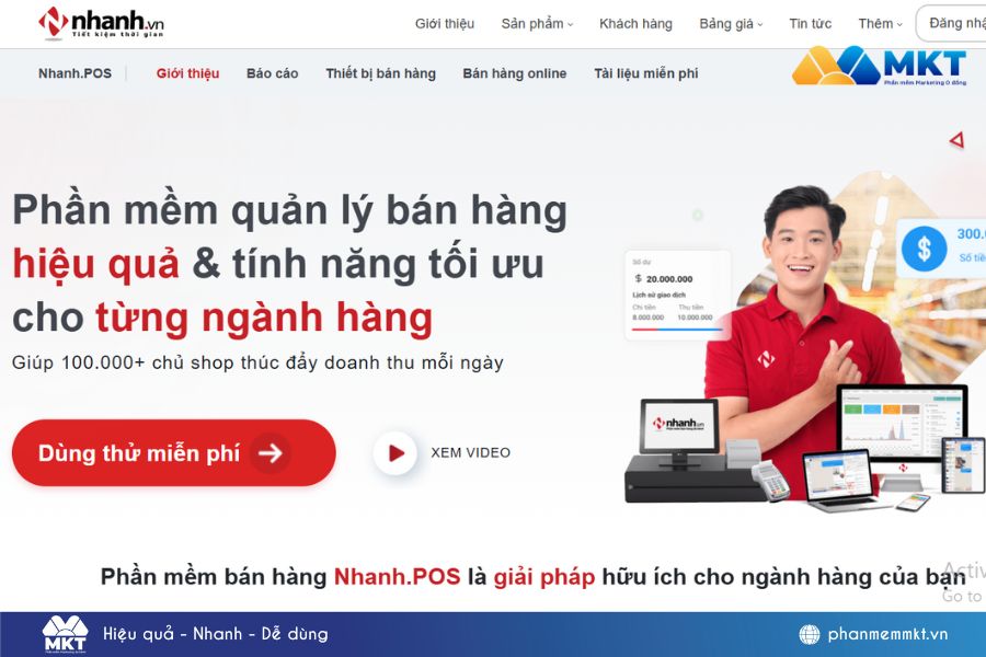 phần mềm quản lý bán hàng đa kênh miễn phí