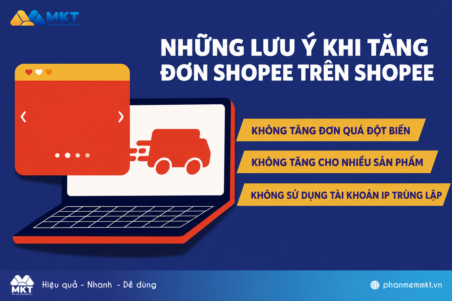 lưu ý khi buff đơn ảo trên shopee Những lưu ý khi tăng đơn Shopee