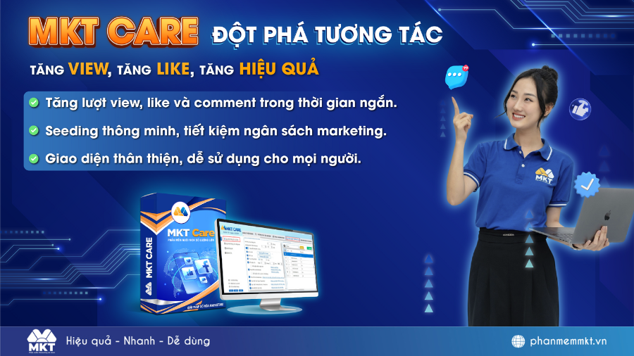 Phần mềm nuôi nick Facebook MKT Care