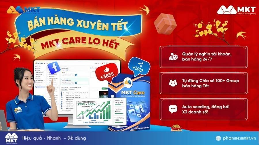 MKT Care - App tăng like Facebook miễn phí an toàn App tăng like Facebook miễn phí