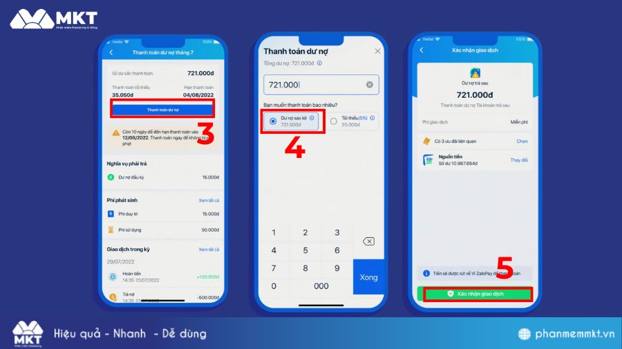 Hướng dẫn cách thanh toán ví trả sau ZaloPay